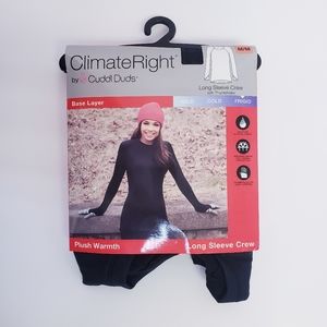 Cuddl duds Climate Right Long Sleeve Crew M